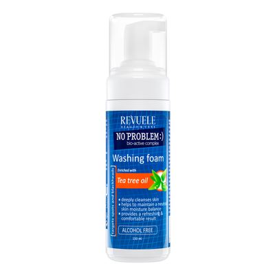 REVUELE NO PROBLEM Washing Foam with Tea Tree Oil-150ml