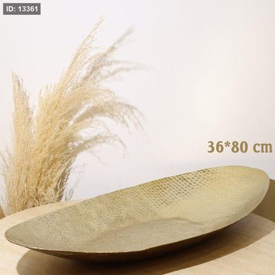 جاط فواكة جور شكل قارب 80*36سم 8239128 وجه مشرف نحاس هندي %ه10