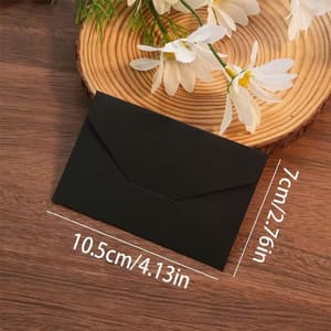 مغلفات سادة صغير 10 – اسود