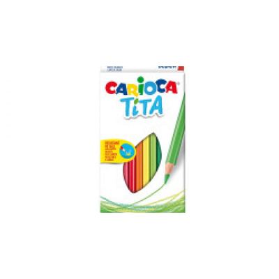 تلوين خشبية  إيطالية 12 لون  CARIOCA TITA