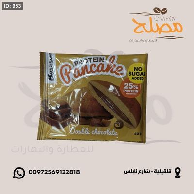 كيك بروتين بدون سكر