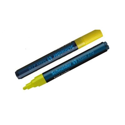 قلم بوية الماني لون أًصفر  SCHNEIDER PAINT MARKER
