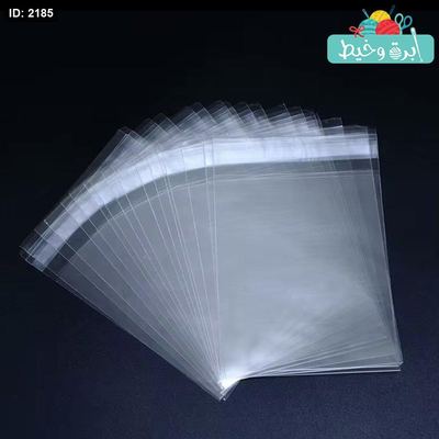 اكياس تغليف سلوفانOPP 25*31+4-ربطة 100 حبة