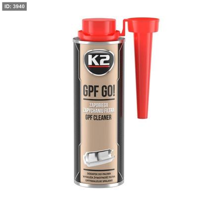 K2 GPF GO 250ML ( مادة مضافة للوقود تمنع انسداد الفلتر)