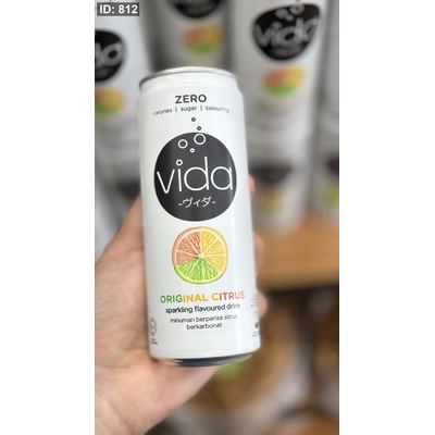 مشروب غازي vida فيدا بنكهة الحمضيات دايت صفر سكر وصفر سعرات وزنها 325غرام❤️