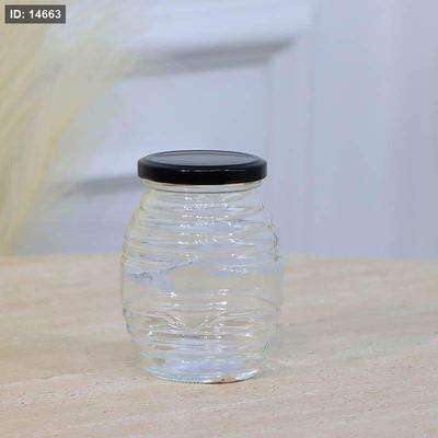 مطربان نمرة 3 زجاج محزز مدور غطا حديد اسود A46/5 =ع1