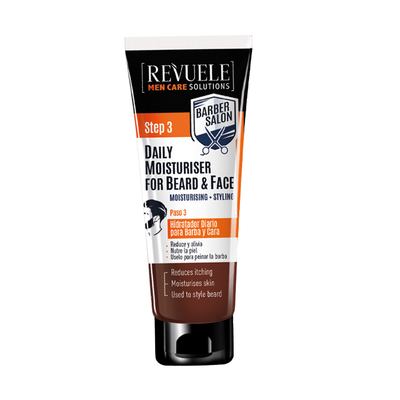 REVUELE MEN CARE SOLUTIONS Daily Moisturiser for Beard & Face-80ml
