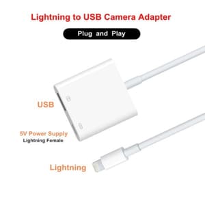 LIGHTINING TO USB 3 CAMERA ADAPTER