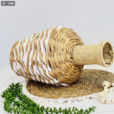 مزهرية قش ديكور ارتفاع 40سم