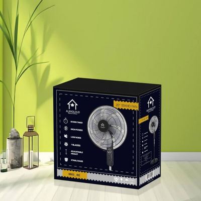 مروحة 20 انش 7 شفرات اسود  تايمر 135w 9863-RE