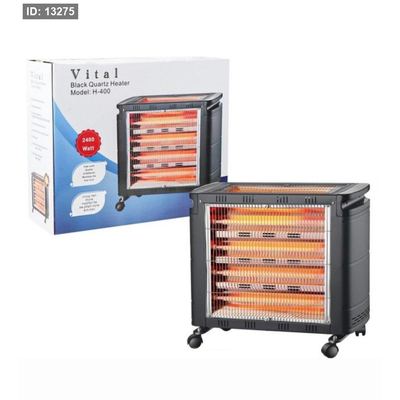 صوبة كهربا 3+2 عمود 2000W اسود VITAL H-300 ++