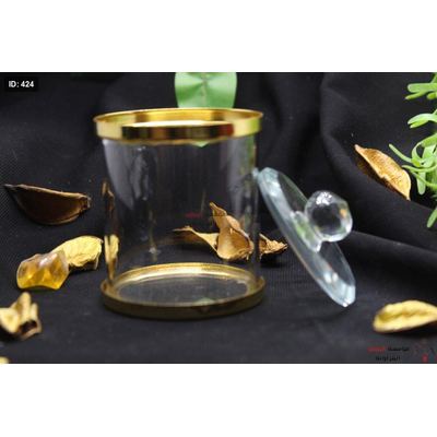 توزيعات علب زجاج اسطوانية الشكل