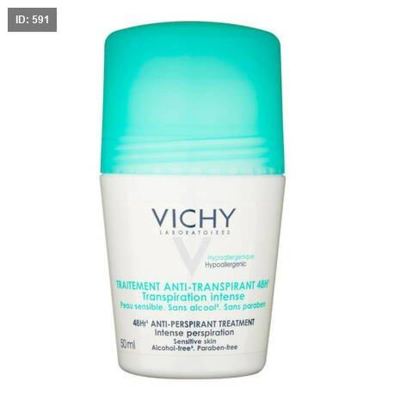 Intensive 48hr Roll-On Anti-perspirant Deodorant VICHY -مزيل العرق المكثف المضاد للتعرق لمدة 48 ساعة
