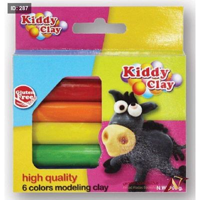 ملتينة 6 لون 100 جرام KIDDY CLAY