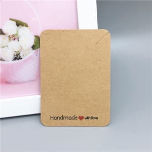 تعليقة سنسال “Handmade” كرافت – 50 قطعة