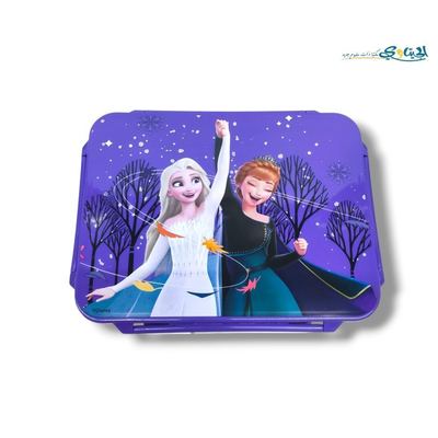 لانش بوكس بلاستيك مقطع بناتي