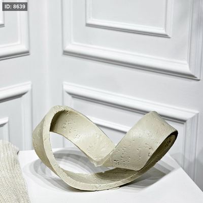 تحفة جبص 25سم شكل حلقات لف SM300/1 =ط8 =ط10