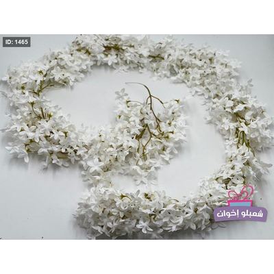 ورد ابيض طويل 2 متر
