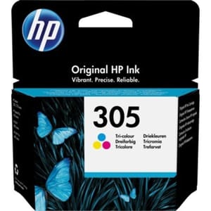 حبر اصلي HP 305 Tri-color Original Ink Cartridge