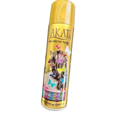 اكات سبريه تلوين شعر برق ذهبي 180 مل gold glitter