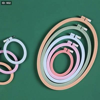 اطار تطريز بلاستيك بيضاويABS