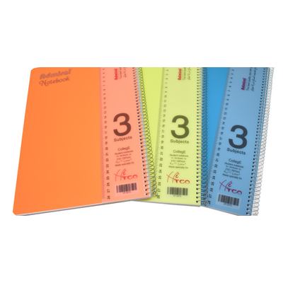 A4 دفتر سلك أدميرال 3 موضوع مقاس كبير