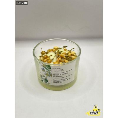 شمع زجاجي معطر