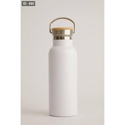 مطرة ستانلس مع غطاء خشبي