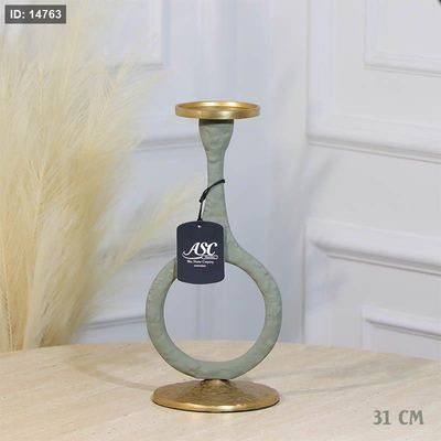 شمعدان شمع حلقات 31سم بستاشيو GRG-24981B نحاس هندي %ه11