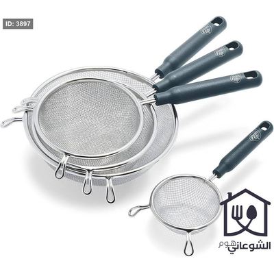 مصفاي ستانلس مع يد عظم 3 احجام