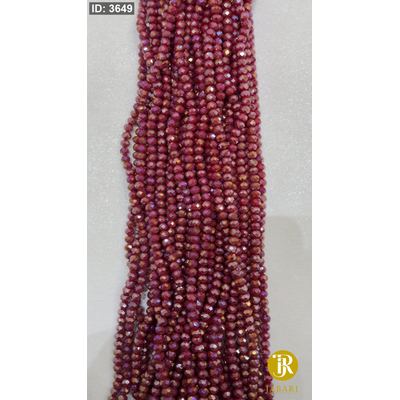 خرز كرستال زجاج سداسي ( 8 ملم )