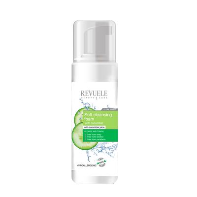 REVUELE CLEANSING FOAM Air with Cucumber Juice-150ml