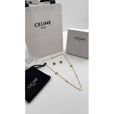 طقم سنسال وحلق - Celine \ شامل علبة وكيس الشركة
