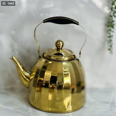 براد شاي ذهبي 3احجام