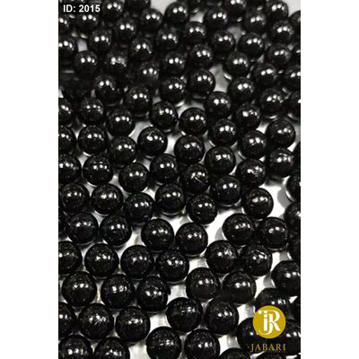 خرز لولو اسود 8mm (مثقوب)