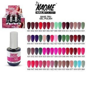 مناكير نعومي بيس تروNAOME BASE TRU GEL POLISH 18ML