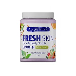 مقشر وجه وجسم اكتيف ACTIVE PLUS MIX FRUIT 1KG