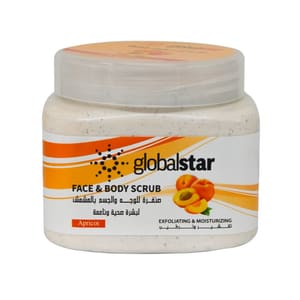 صنفرة وجه جلوبال ستار مشمش GLOBAL STAR SCRUB 500ML