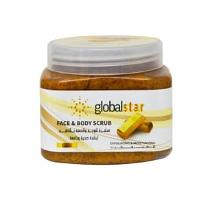 صنفرة وجه جلوبال ستار ذهب GLOBAL STAR SCRUB 500ML