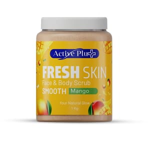 مقشر وجه وجسم اكتيف ACTIVE PLUS SMOOTH MANGO 1KG