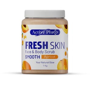 مقشر وجه وجسم اكتيف ACTIVE PLUS SMOOTH APRICOT 1KG