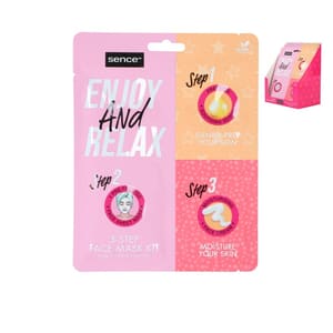 ماسك ورق سينس SENCE FACIAL SHET MASK 3-STEPS 27ML