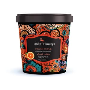 مقشر السكر جاردن JARDIN FLAMINGO ARGAN&ORANGE 600G