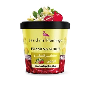 مقشر السكر رغوي JARDIN FLAMINGO POME&VANILLA 500G