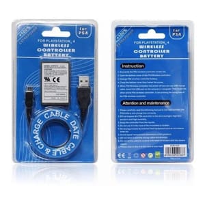 2000mAh Rechargeable Battery Pack for PS4 Wireless DualShock Controller – KCR1410