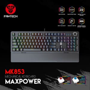 Fantech Gaming Keyboard MK853 Mechanical RGB Keyboard for FPS &amp; PC Gaming | Palestine رام الله
