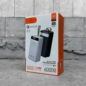 Fast charging power bank with large capacity of 60,000 mAh