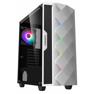 GAMEMAX Diamond ARGB Tempered Glass без БП White SHARE