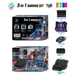 Gaming Set RGB K190 Professional Gaming Combo for FPS &amp; RGB Setup | Palestine رام الله