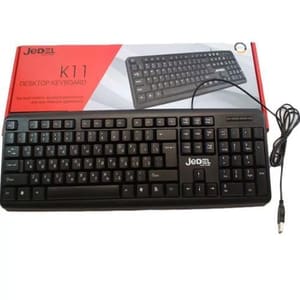 JEDEL K11 USB Wired Office Keyboard Low Profile for PC, Laptop &amp; Daily Use | Palestine رام الله